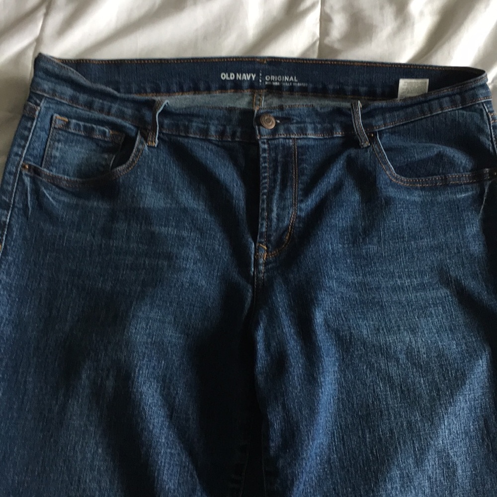 Old Navy stretchy straight leg jeans!